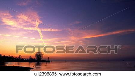 Stock Photography - lichtstimmung, rohrspitz, austria, bregenz, calf, calm, clouds. Fotosearch