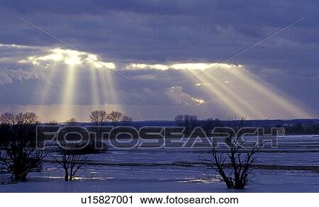 Stock Image - canal, Christian, cloud, clouds. Fotosearch