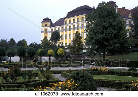 Stock Photo - castle, baroque, building, Bernhard, bathe, architecture. Fotosearch