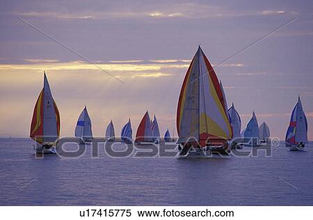 Stock Photography - europe, aquatic sports, day, boat, blue, Europe, aquatic. Fotosearch