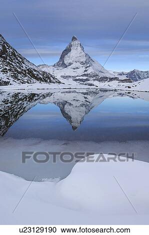 Stock Image - elevations, calm, descent, coldness, canton, Europe, abhaenge. Fotosearch