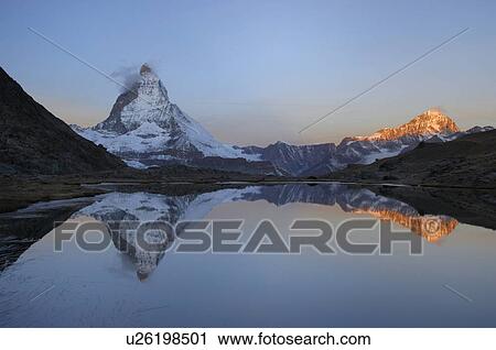 Stock Image - elevations, calm, descent, coldness, canton, Europe, abhaenge. Fotosearch