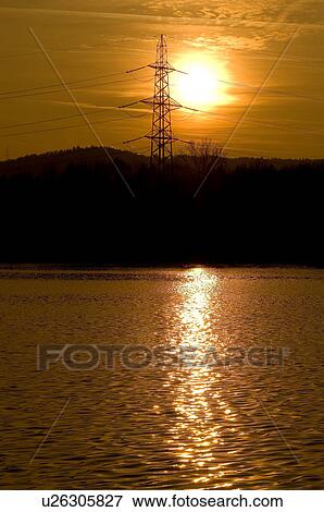 Stock Photo - strom, aargau, broadcast, electricity, elektric, energy, frank. Fotosearch