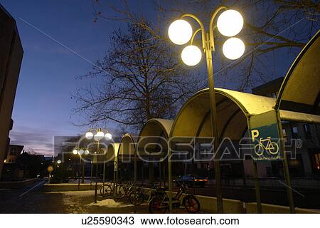 Stock Image - strom, arcs, balls, berne, bicycle, bike, brightness. Fotosearch