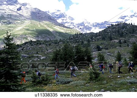 alps, backpack, Alps, adults View Large Photo Image Stock Photography - alps, backpack, Alps, adults. Fotosearch