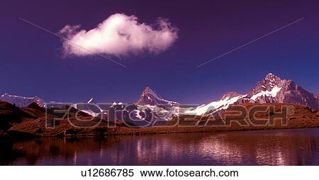 Stock Photography - Alps, clouds, cloud, alps, aichner. Fotosearch