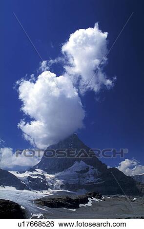 Stock Photograph - canton, Alps, CAN clay/tone, blue, Bernhard, alps. Fotosearch
