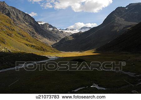 Stock Image - more schinner, ambergerhuette, more oetztaler, Austria, andreas, Alps. Fotosearch