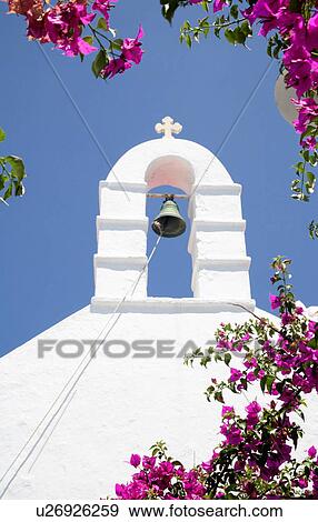 Stock Photo - Church bell tower. Fotosearch