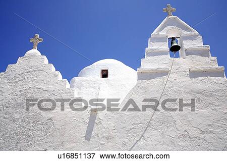 Church with bell tower View Large Photo Image Stock Photo - Church with bell tower. Fotosearch