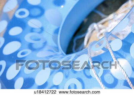 Stock Image - Inflatable life ring. Fotosearch