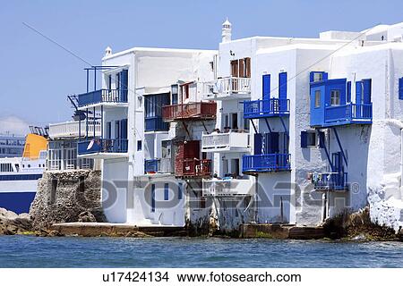 Island houses on the sea View Large Photo Image Picture - Island houses on the sea. Fotosearch