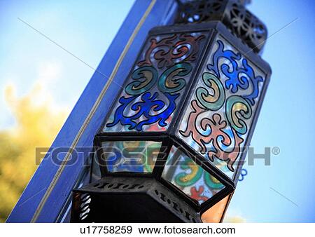 Stock Photo - Closeup of Moroccan lantern. Fotosearch