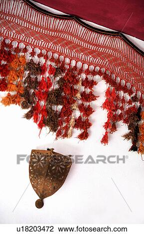 Stock Image - Detail of wall decoration. Fotosearch