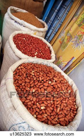 Dried nuts in bags View Large Photo Image Stock Image - Dried nuts in bags. Fotosearch