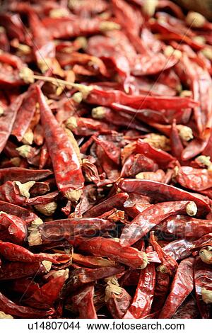 Dried red peppers View Large Photo Image Picture - Dried red peppers. Fotosearch