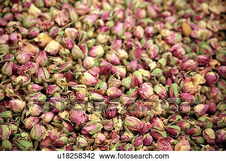 Stock Image - Dried rose buds. Fotosearch