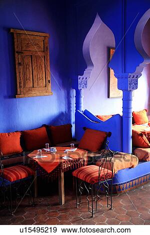 Stock Photo - Interior of Moroccan cafe. Fotosearch