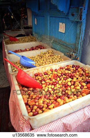 Olives for sale View Large Photo Image Stock Photography - Olives for sale. Fotosearch