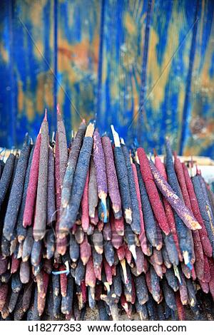 Stock Image - Pile of incense. Fotosearch