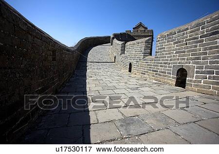 China, Beijing, The Great of Wall View Large Photo Image Stock Photo - China, Beijing, The Great of Wall. Fotosearch