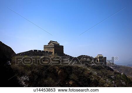 China, Jinshanling, The Great Wall View Large Photo Image Stock Image - China, Jinshanling, The Great Wall. Fotosearch