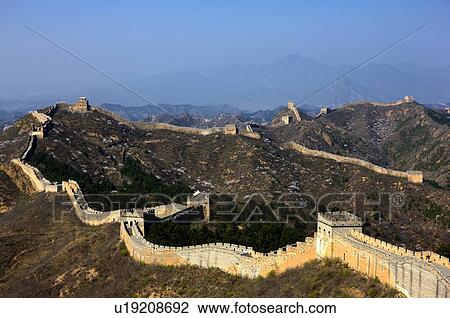 Stock Image - China, Jinshanling, The Great Wall. Fotosearch