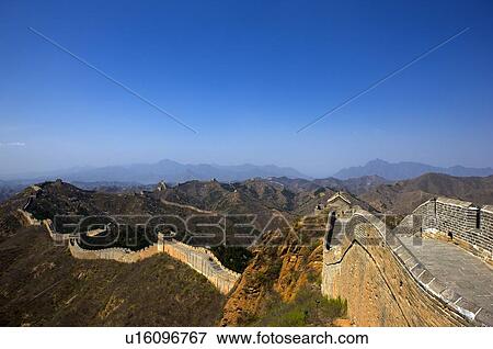 Stock Photo - China, Jinshanling, The Great Wall. Fotosearch