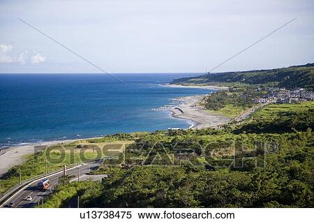 Stock Photography - By the sea, Taitung County, Taiwan. Fotosearch