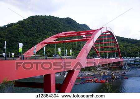 Changhong Bridge in Taitung County, Taiwan View Large Photo Image Picture - Changhong Bridge in Taitung County, Taiwan. Fotosearch