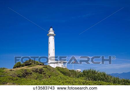 Lighthouse on top of a mountain, Green Island, Taitung County, Taiwan View Large Photo Image Stock Image - Lighthouse on top of a mountain, Green Island, Taitung County, Taiwan. Fotosearch