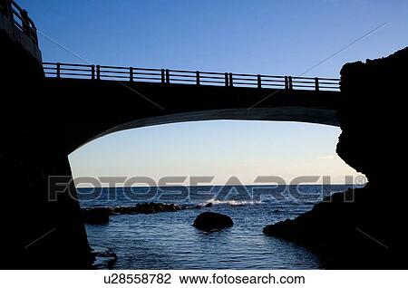 Stock Image - Mati Bridge on Green Island, Taitung County, Taiwan. Fotosearch