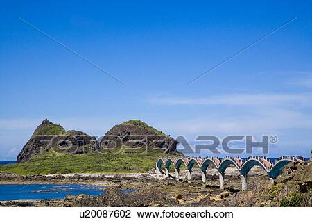 Stock Image - Sansiantai, Taitung County, Taiwan. Fotosearch