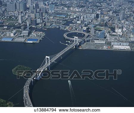 Aerial view of Tokyo, Japan View Large Photo Image Picture - Aerial view of Tokyo, Japan. Fotosearch