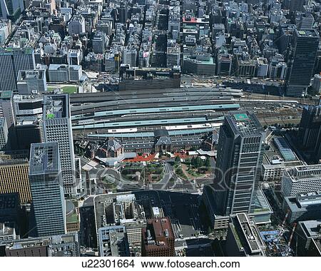 Aerial view of Tokyo, Japan View Large Photo Image Picture - Aerial view of Tokyo, Japan. Fotosearch