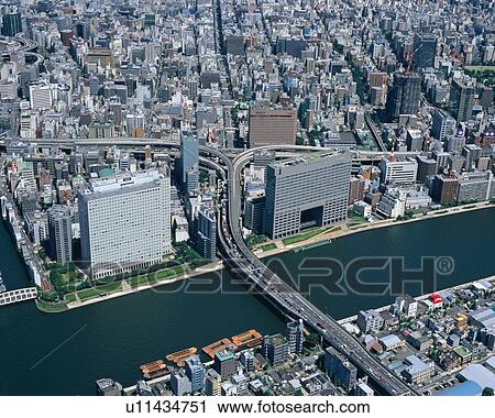 Aerial view of Tokyo, Japan View Large Photo Image Stock Image - Aerial view of Tokyo, Japan. Fotosearch