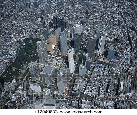 Aerial view of Tokyo, Japan View Large Photo Image Stock Image - Aerial view of Tokyo, Japan. Fotosearch