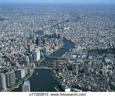 Aerial view of Tokyo, Japan View Large Photo Image Stock Image - Aerial view of Tokyo, Japan. Fotosearch