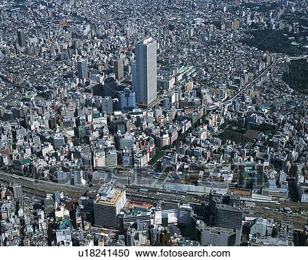 Aerial view of Tokyo, Japan View Large Photo Image Stock Image - Aerial view of Tokyo, Japan. Fotosearch
