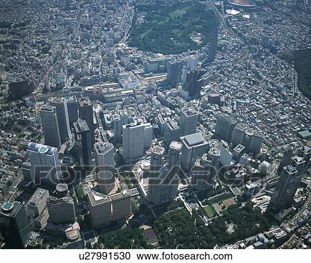 Aerial view of Tokyo, Japan View Large Photo Image Stock Image - Aerial view of Tokyo, Japan. Fotosearch