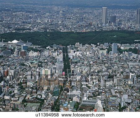 Aerial view of Tokyo, Japan View Large Photo Image Stock Photo - Aerial view of Tokyo, Japan. Fotosearch