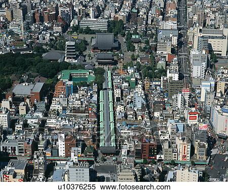 Stock Photography - Aerial view of Tokyo, Japan. Fotosearch