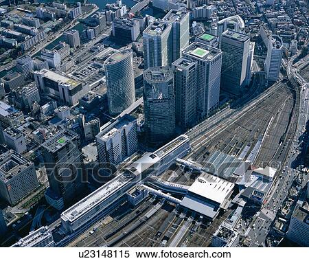 Stock Photography - Aerial view of Tokyo, Japan. Fotosearch