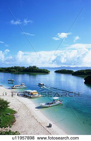 Stock Photo - Kabira bay, Ishigaki Island, Okinawa Prefecture, Japan. Fotosearch