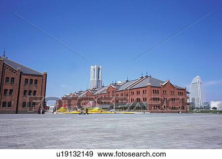 Red Brick Warehouse in Yokohama, Japan View Large Photo Image Stock Photo - Red Brick Warehouse in Yokohama, Japan. Fotosearch