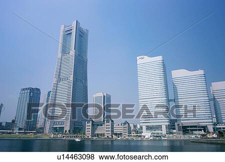 Skyscrapers in Yokohama, Japan View Large Photo Image Stock Photo - Skyscrapers in Yokohama, Japan. Fotosearch