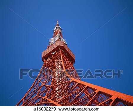 Stock Photo - Tokyo Tower, Tokyo, Japan. Fotosearch