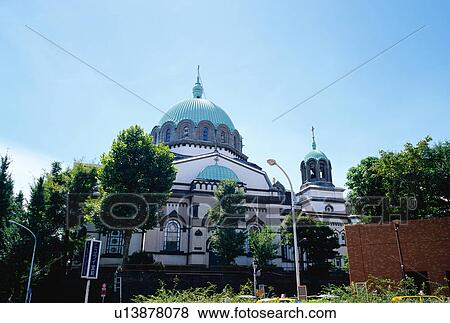 Holy Resurrection Cathedral in Tokyo, Japan View Large Photo Image Stock Photo - Holy Resurrection Cathedral in Tokyo, Japan. Fotosearch