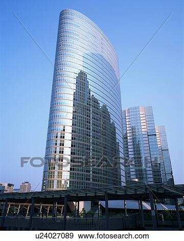 Stock Photo - Skyscrapers, Shinagawa, Minato Ward, Tokyo, Japan. Fotosearch