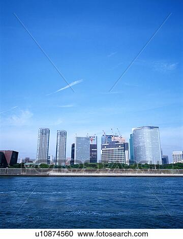 Skyscrapers, Shiodome, Minato Ward, Tokyo, Japan View Large Photo Image Stock Image - Skyscrapers, Shiodome, Minato Ward, Tokyo, Japan. Fotosearch